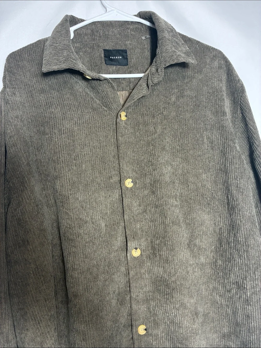 PacSun Relaxed Oversized Corduroy Shirt Jacket in Brown Men’s Medium